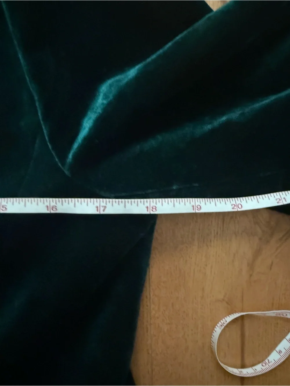 Skies Are Blue Velvet Blazer Jacket in Deep Green - Picture 9 of 12